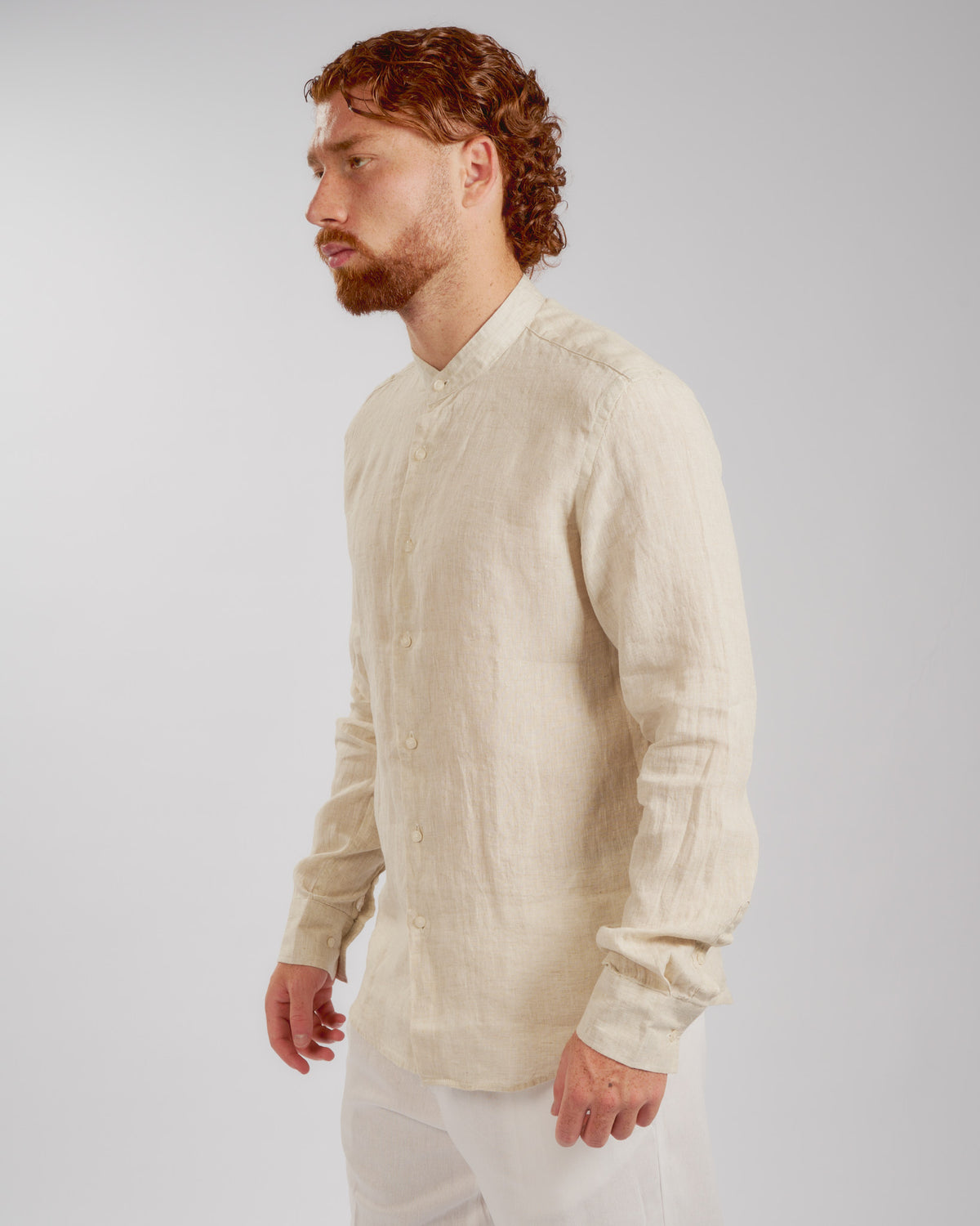 LINEN SHIRT - Camicia Coreana-thumbmail-5
